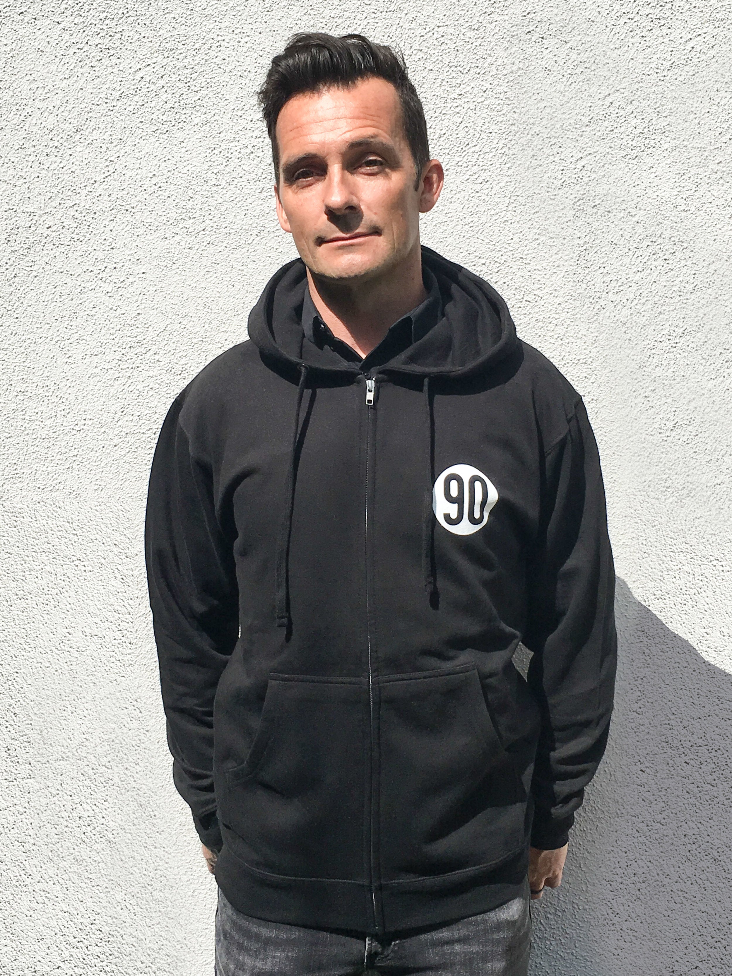 90 Logo Zip Hoodie