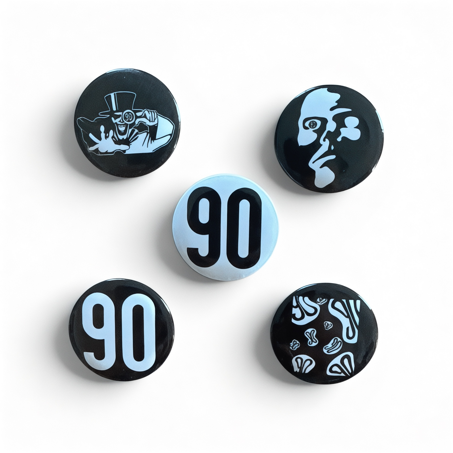 90 Pin Set — 5 Classic Pins