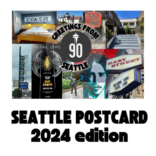2024 Edition Seattle Music Scene Postcard
