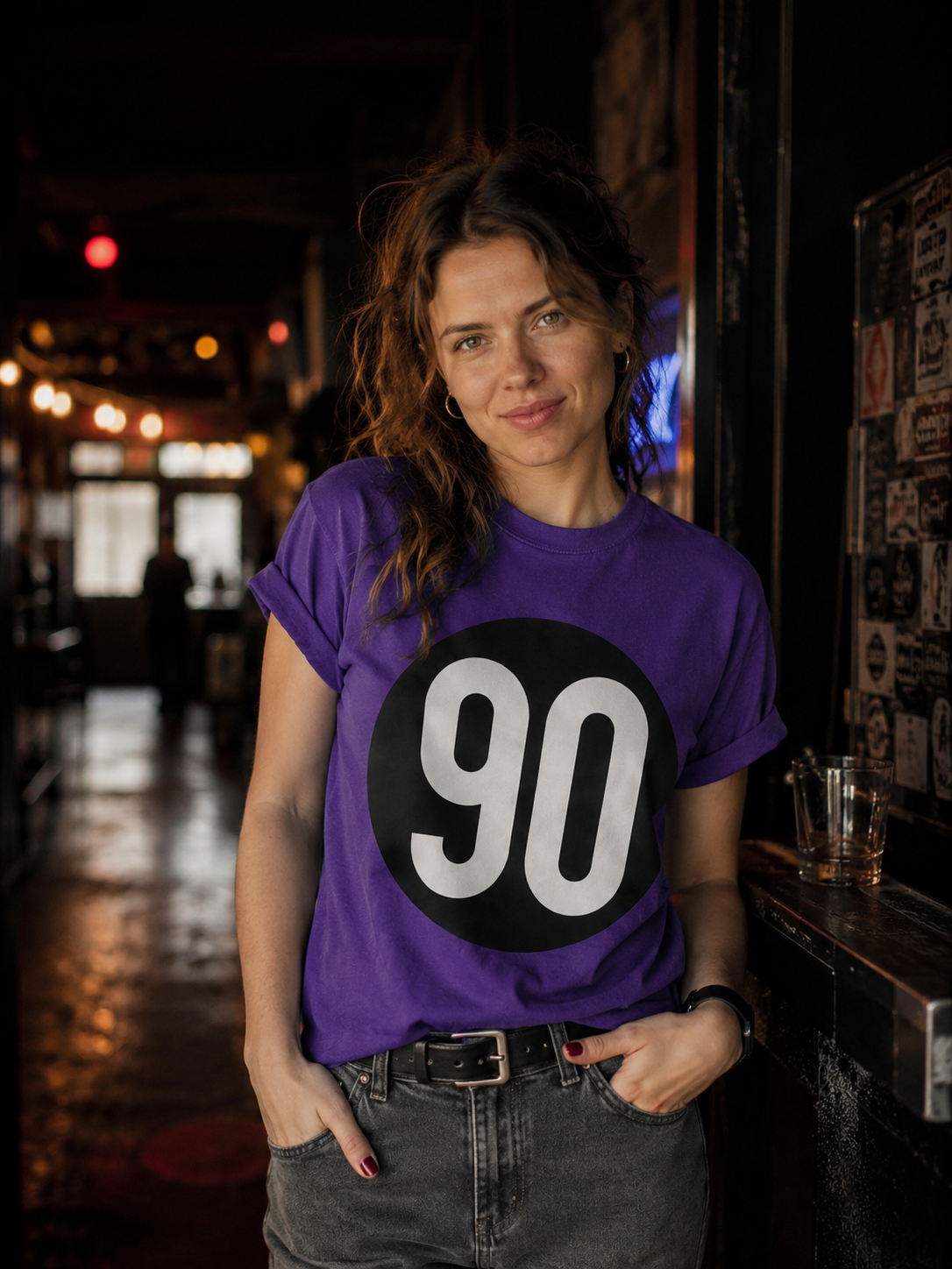 90 The Original Purple Tee