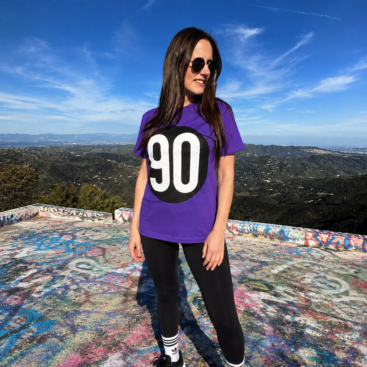 90 The Original Purple Tee