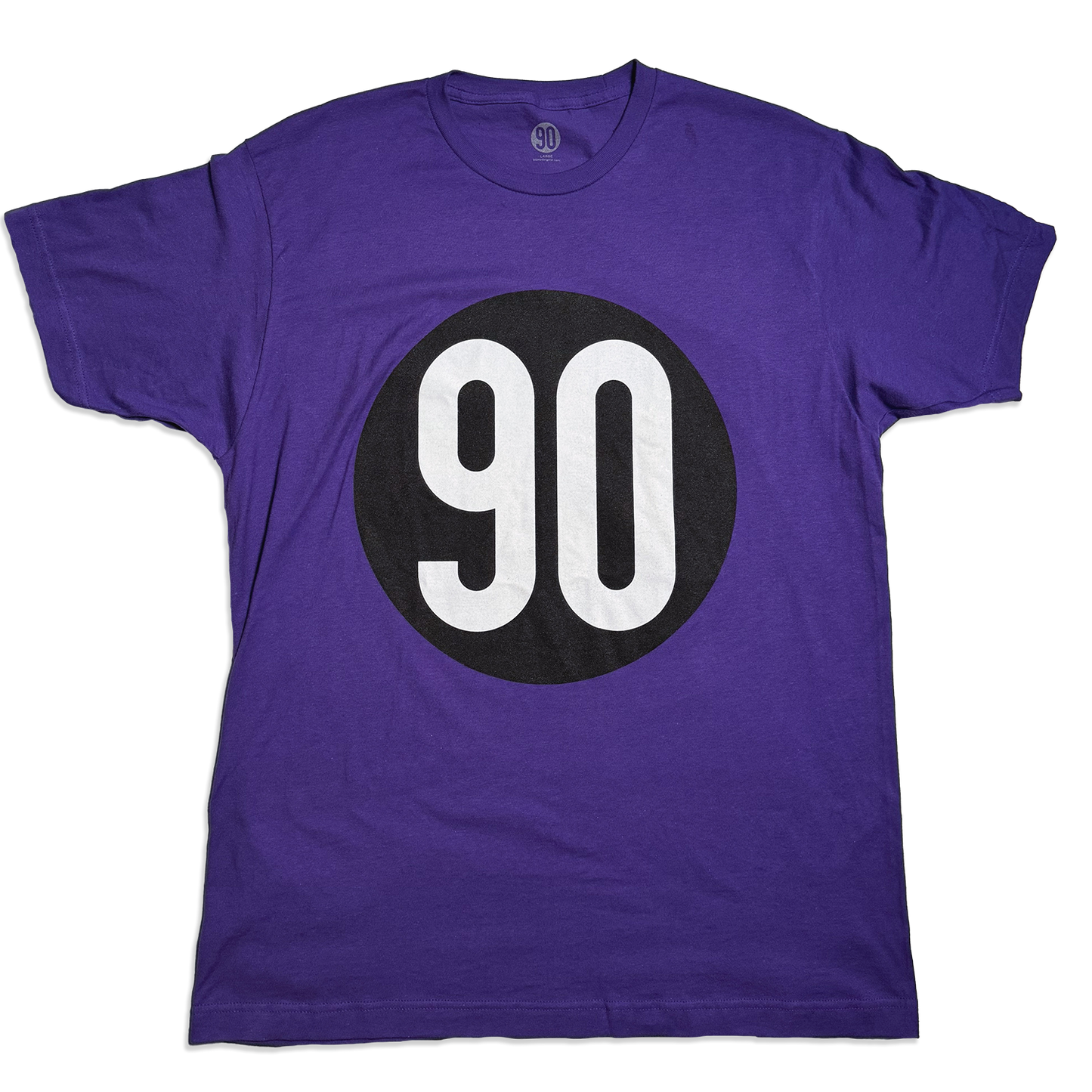 90 Purple Logo Tee