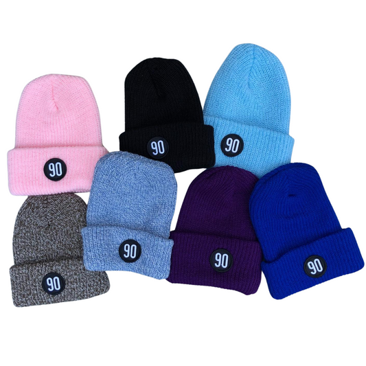 Array of 90 The Original Beanies in various colors displayed without background.