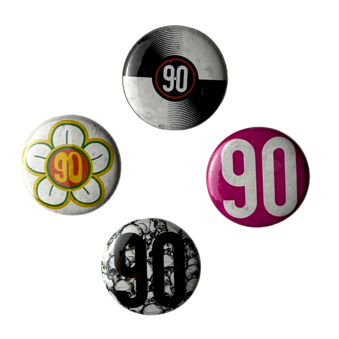 Exclusive collection set of 90 The Original pins, embodying the everlasting '90s vibe.