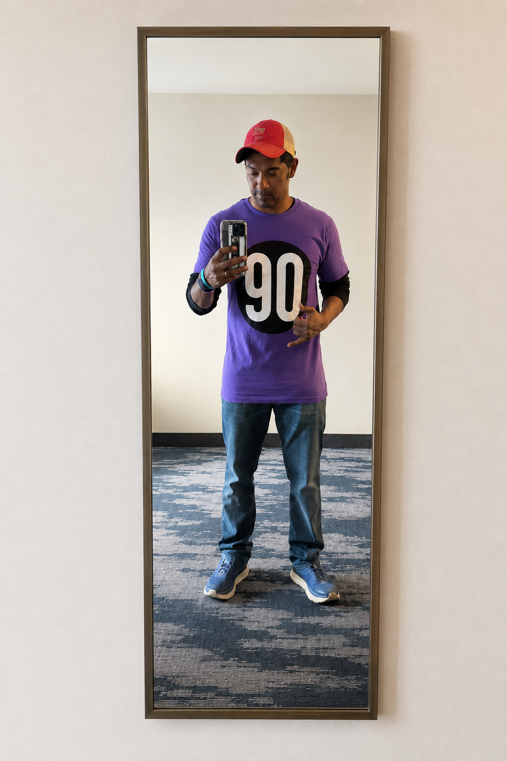 90 The Original Purple Tee