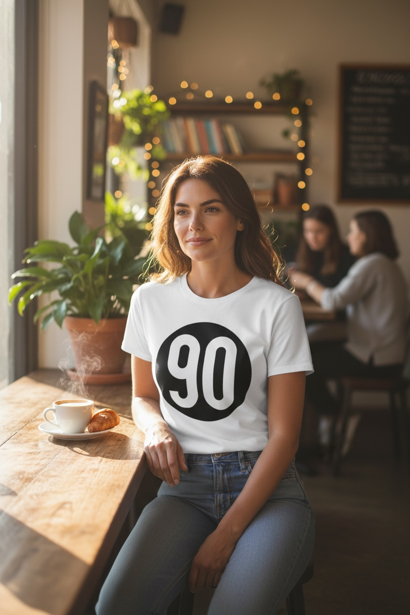 90 The Original White Tee