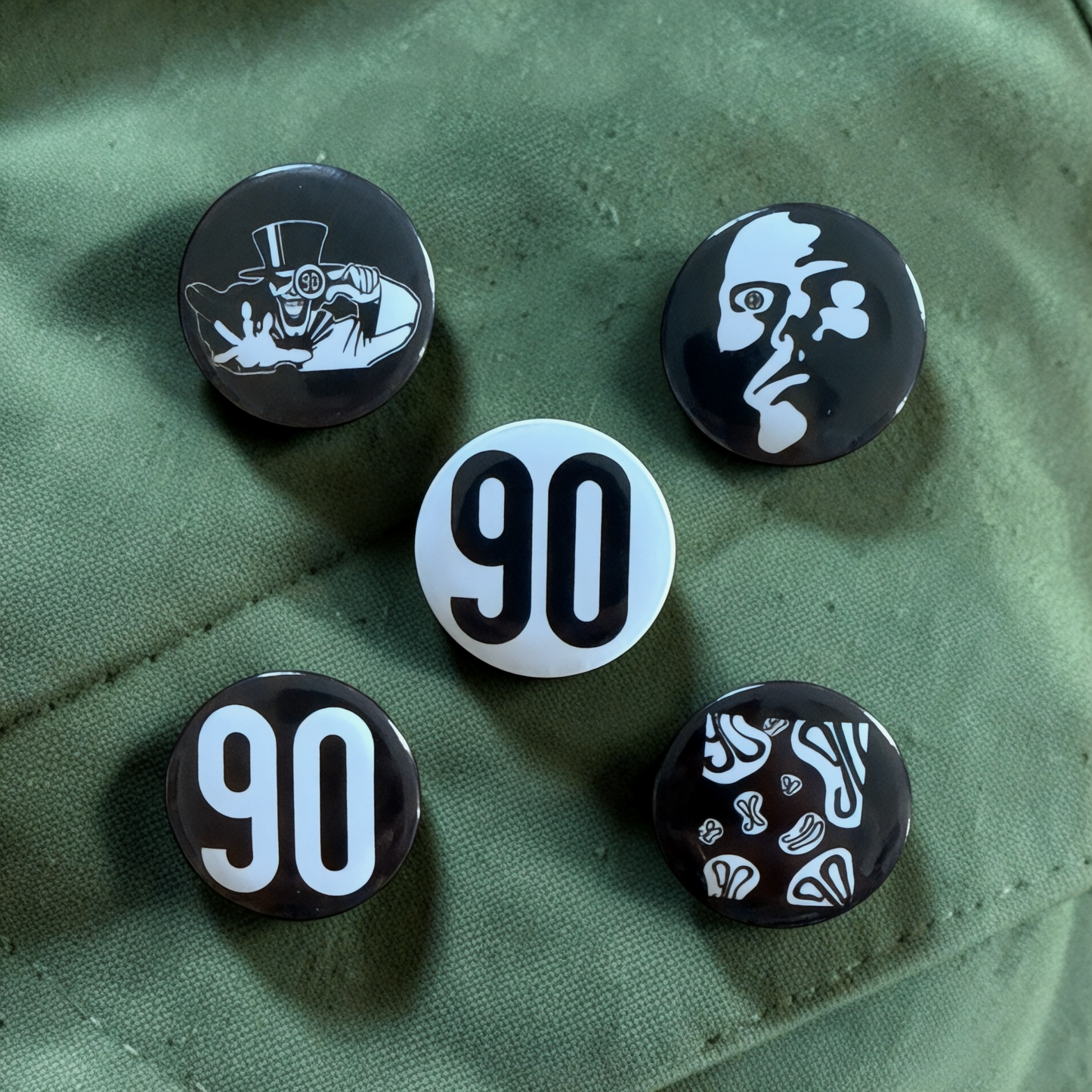 90 Pin Set — 5 Classic Pins